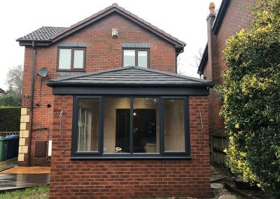 Metrotile Grey Tiled Conservatory Roof