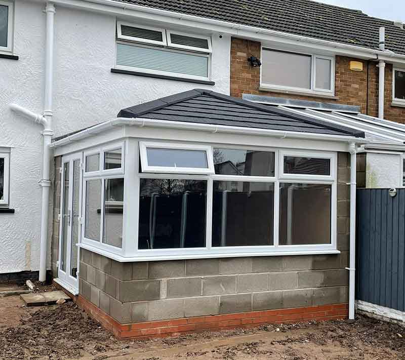 New build conservatory roof