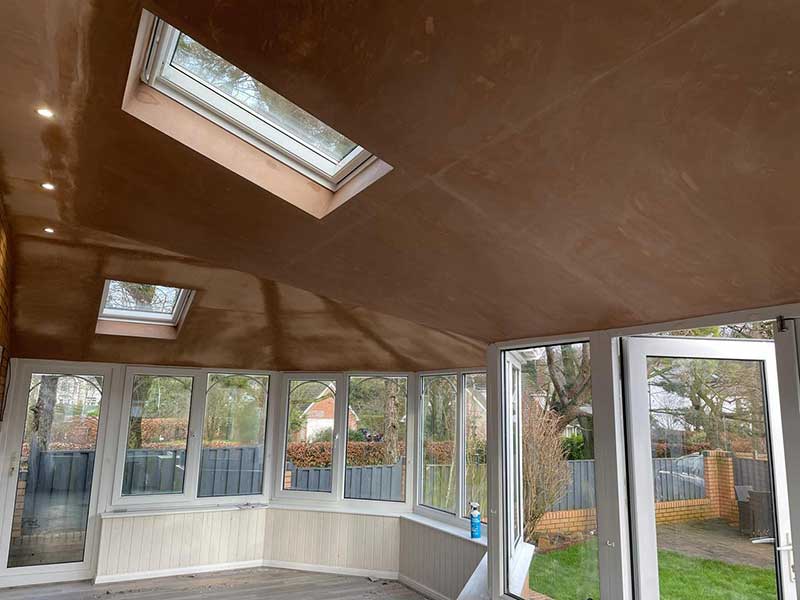 P Shaped Conservatory Roof, Chesterfield