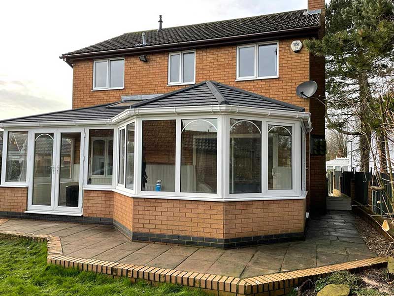 P Shaped Conservatory Roof